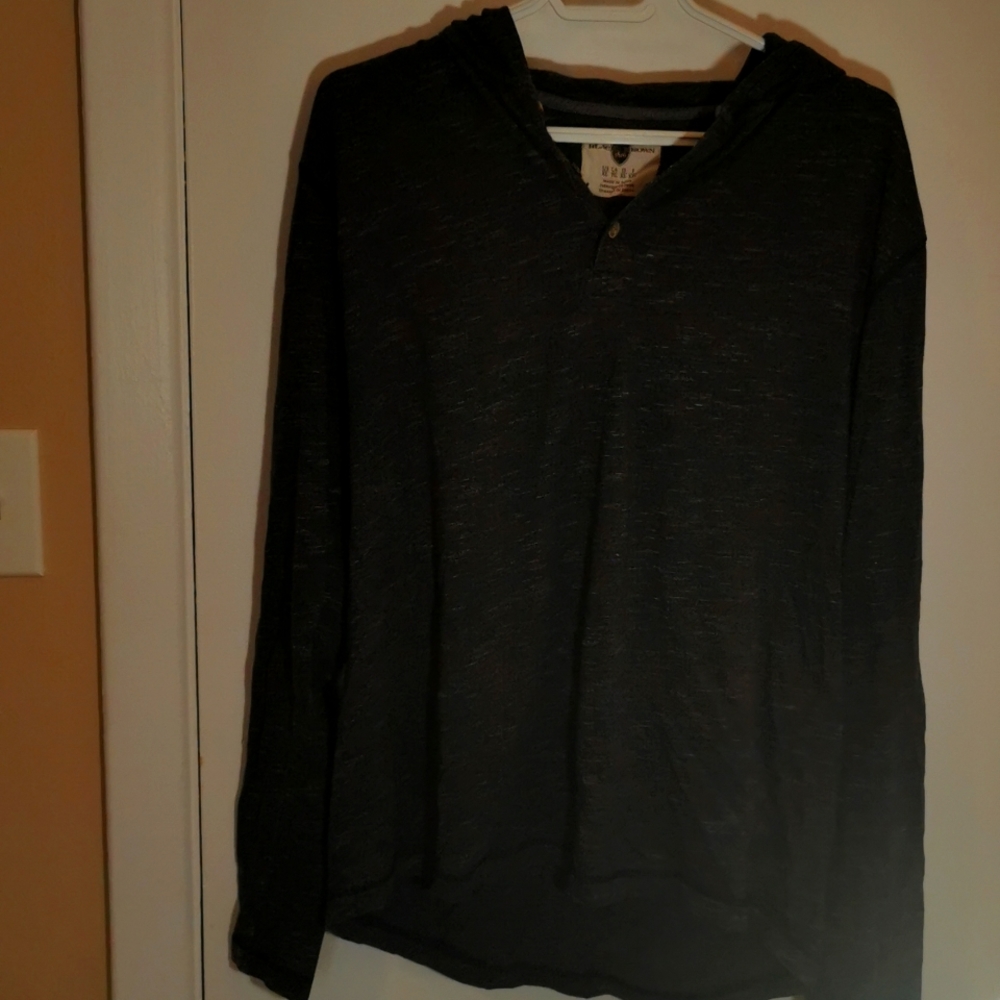 Long sleeved blue hoodie. Light material.